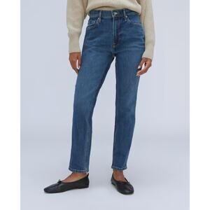 NWT Everlane Womens The Original Cheeky Jeans Washed Midnight 26 Crop Minimalist